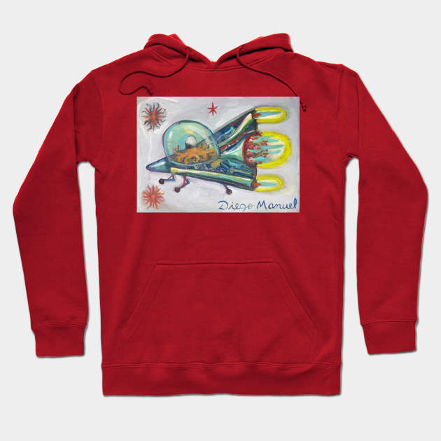 Spaceship 19 Hoodie by diegomanuel